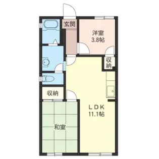 アネックス坂本【1階】の間取り