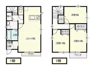 山形県山形市南二番町【一戸建】の間取り