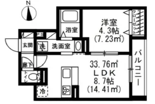 東京都豊島区千早1【マンション】の間取り