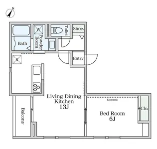 Maison de serenite大崎(メゾンドセレニテオオサキ)【3階】の間取り