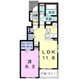 エル・ドリーム【1階】の間取り