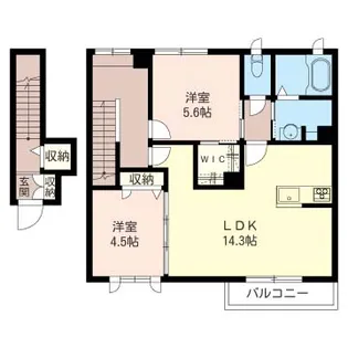 きららB【2階】の間取り