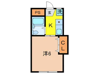 ときわ木ビル【3階】の間取り