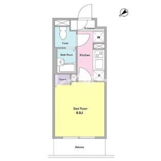 NTPRレジデンス大井町【1階】の間取り