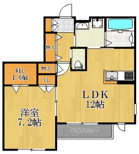 succeed【2階】の間取り