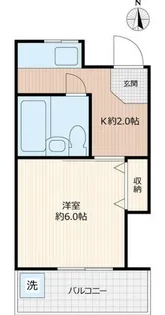 ヒガコハウス【2階】の間取り