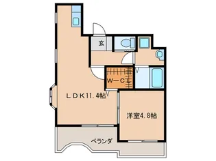 オラシオン警固【4階】の間取り