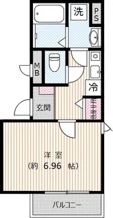 ウエリア小石川【3階】の間取り