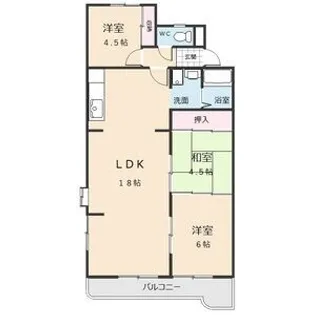 本通マンション【2階】の間取り