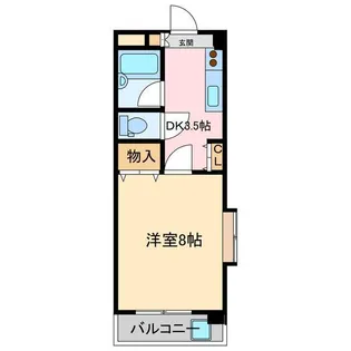 アーバンコート徳常【2階】の間取り