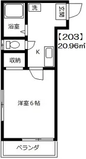 サニークレスト【2階】の間取り
