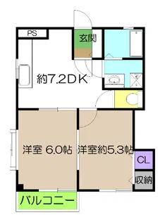 コーポはやし【2階】の間取り