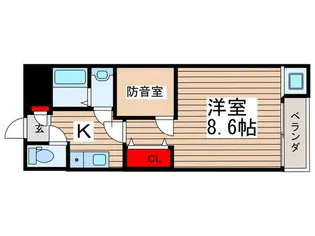 SKビル拾六番館【3階】の間取り