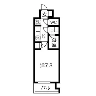 HF仙台本町レジデンス【2階】の間取り