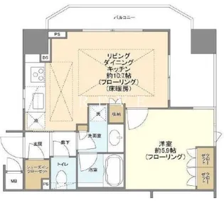 レフィール神保町【9階】の間取り
