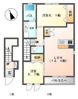 dolce【2階】の間取り