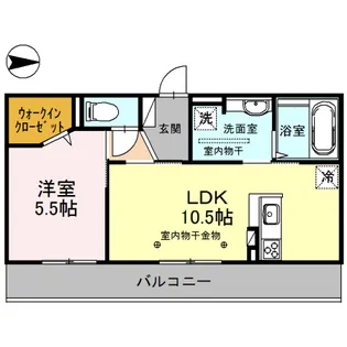 リヴィエール【2階】の間取り