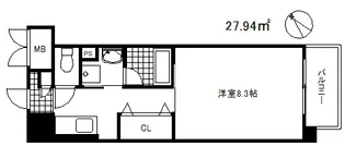 リブェール天城【2階】の間取り