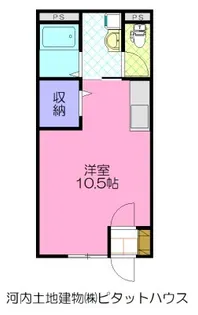 駅前K・U【1階】の間取り