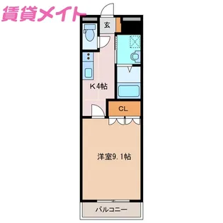 M・メゾン【2階】の間取り