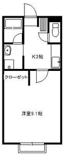 アゼリアコート【3階】の間取り