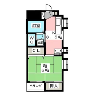 フローラルハイツ【3階】の間取り