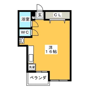 フォーレ並榎【3階】の間取り