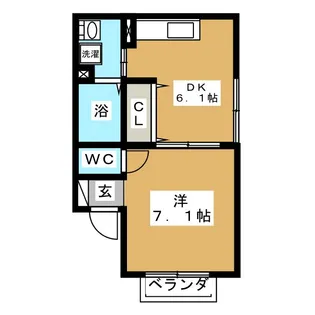 ボナールS【1階】の間取り