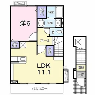 ハナブサ【2階】の間取り