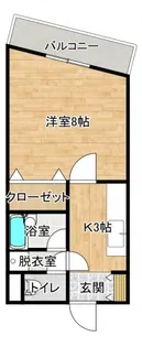 ピュア松川【3階】の間取り