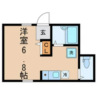 アペックス下高井戸II【1階】の間取り