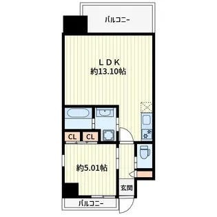 プレジオ川口【3階】の間取り