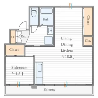 KAI Terrace2【2階】の間取り