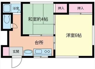 シャトー翠ヶ丘【2階】の間取り