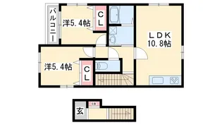 ネットハイツI【2階】の間取り