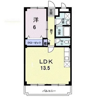 セントラルパークハイツ【1階】の間取り