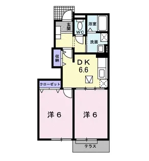 ピュアライヴVII B【1階】の間取り