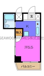 スカイコート金沢文庫【3階】の間取り