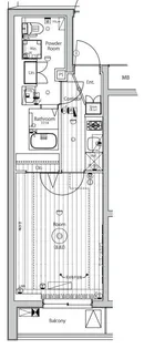 メイクスアート桜木町【5階】の間取り