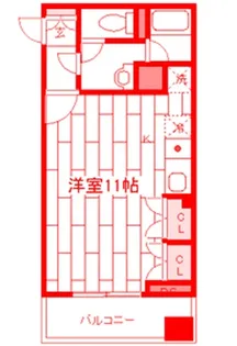 FACE S【3階】の間取り