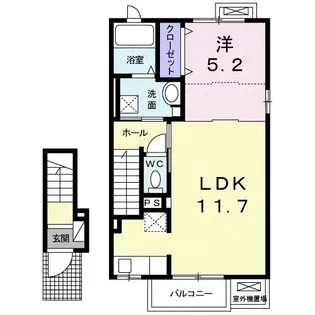 KメゾンI【2階】の間取り