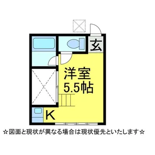 メゾン酒々井【1階】の間取り
