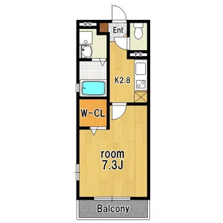ボヌール谷在家【3階】の間取り