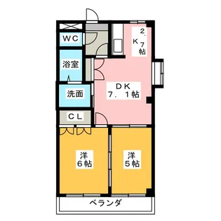 エミーユ【2階】の間取り