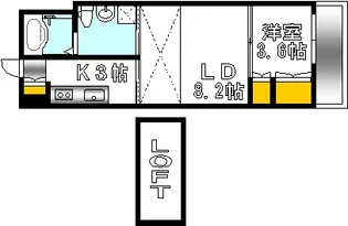 ルナレガロ【5階】の間取り