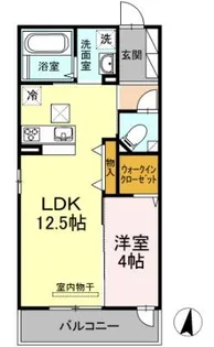 フィロスII【2階】の間取り