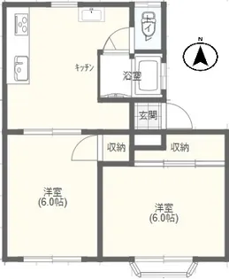 メイプル【1階】の間取り