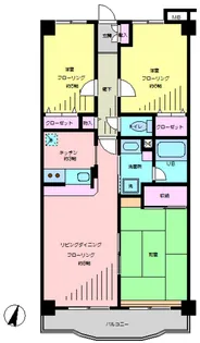 レジデンス向山【1階】の間取り