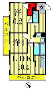アクアガーデン【3階】の間取り