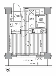 ヒューリックレジデンス茗荷谷【2階】の間取り